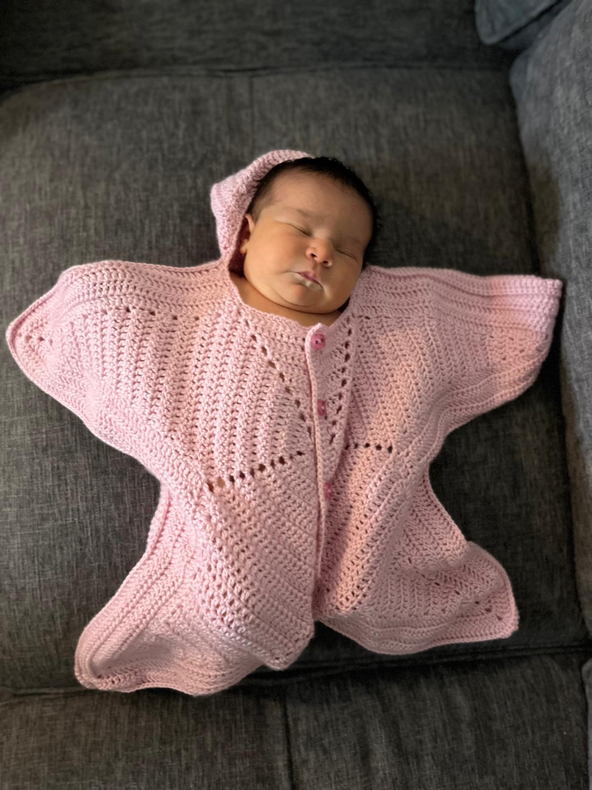 Star onesie for newborn